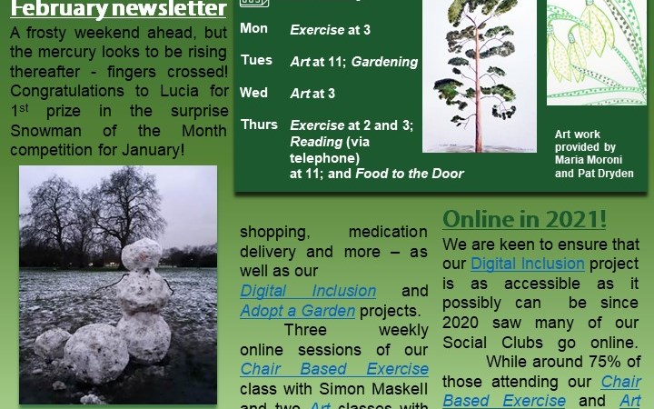 2021 February Newsletter