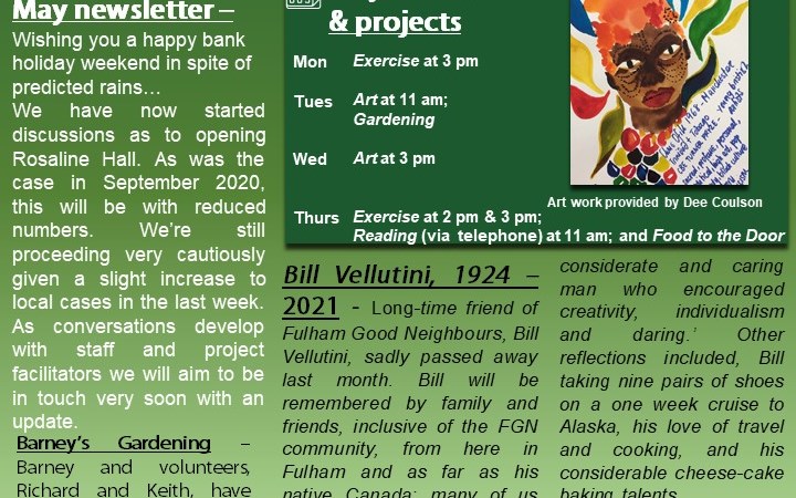 2021 May Newsletter